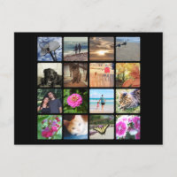 Colagem de Imagens Mosaicas de Foto Personalizada 