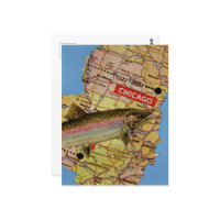 Colagem de Mapa de Peixes