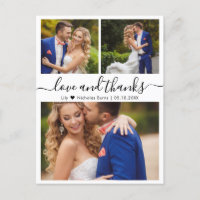 Colagem de Orçamento Amor e Obrigados Casamento Ob