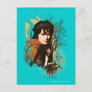 Cartão Postal Colagem de vetor de mídia mista FRODO™