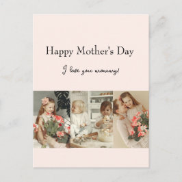 Cartão Postal Colagem e mensagem de fotos - Presente personaliza