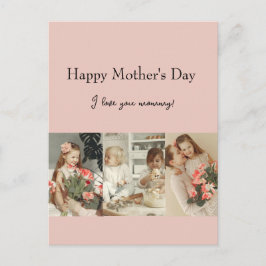 Cartão Postal Colagem e mensagem de fotos - Presente personaliza