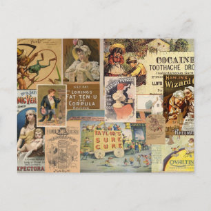 Cartão Postal Colagem Medicamentosa