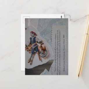 Cartão Postal Colagem Pirate Bling