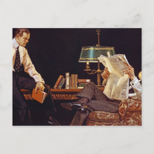 Cartão Postal Colaras de camisa, Anúncio americano, 1914