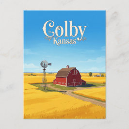 Cartão Postal Colby Kansas