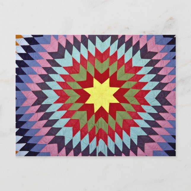 Cartão Postal Colcha de retalhos (Frente)