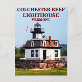Cartão Postal Colchester Reef Lighthouse, Vermont Postcard