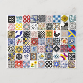 Cartão Postal Coleção Azulejos