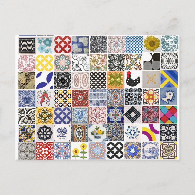 Cartão Postal Coleção Azulejos (Frente)