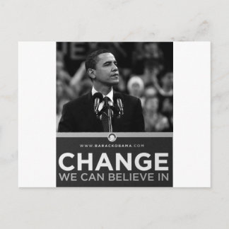 Cartão Postal Coleção Barak Obama
