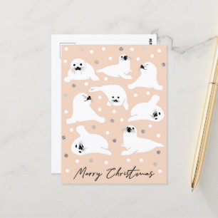 Cartão Postal Coleção De Animais Árcticos - Focos