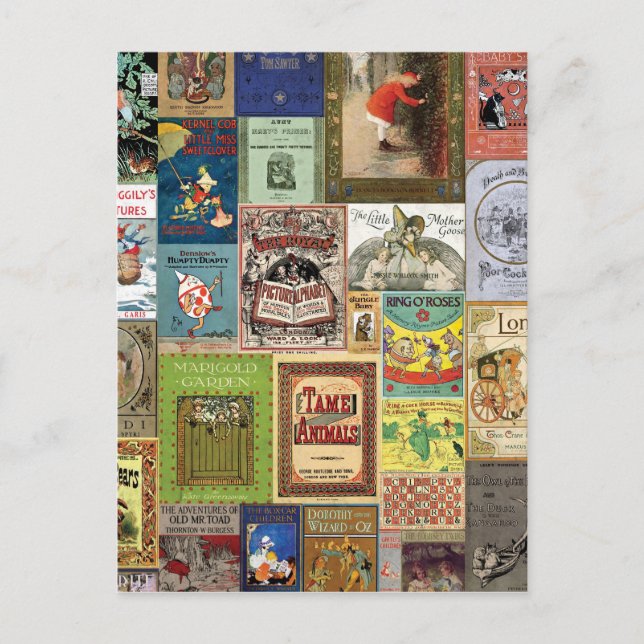 CARTÃO POSTAL COLEÇÃO DE BOOKCOVERS DE COBRIR DO LIVRO JSBC COLO (Frente)