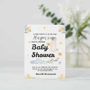 Cartão Postal Coleção de Chá de Bebê Sweet Beginnings