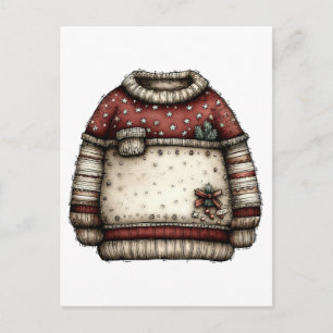 Cartão Postal Coleção de Clipart de Natal Urso Teddy