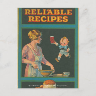 Cartão Postal Coleção de Cookery McIntosh