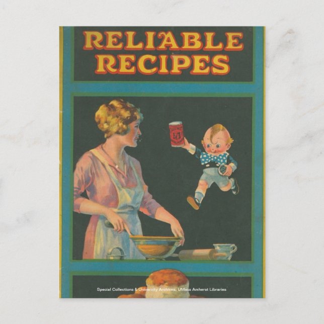 Cartão Postal Coleção de Cookery McIntosh (Frente)