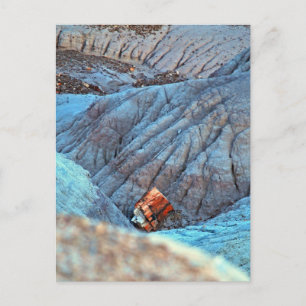 Cartão Postal Coleção "Madeira quebrada em coanyon azul"