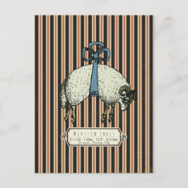 Cartão Postal Coleção Pretty Bow Sheep™ -