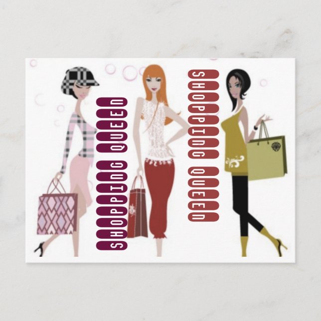 CARTÃO POSTAL COLEÇÃO RAINHA DA MODA (Frente)
