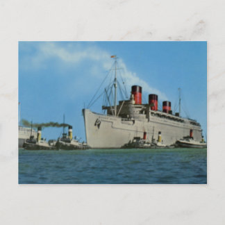 Cartão Postal Coleção RMS Queen Mary