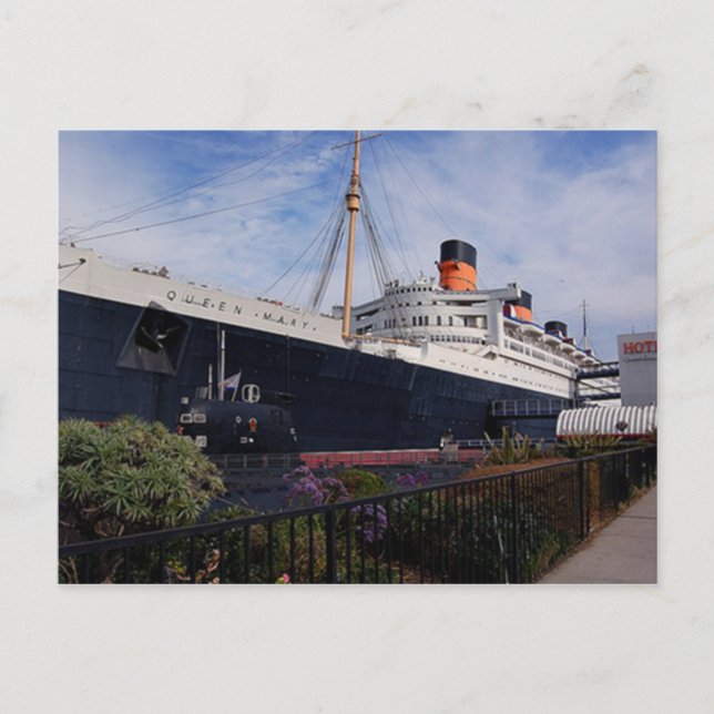 Cartão Postal Coleção RMS Queen Mary (Frente)