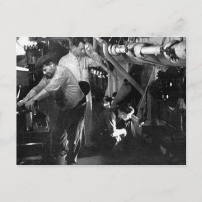 Cartão Postal Coleção RMS Queen Mary (Frente)