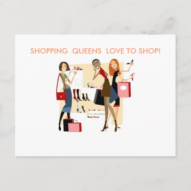 CARTÃO POSTAL COLEÇÃO SHOPPING QUEEN (Frente)