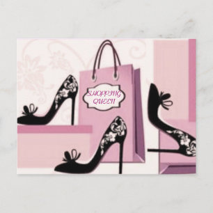 CARTÃO POSTAL COLEÇÃO SHOPPING QUEEN