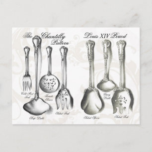 Cartão Postal Coleção Silverware