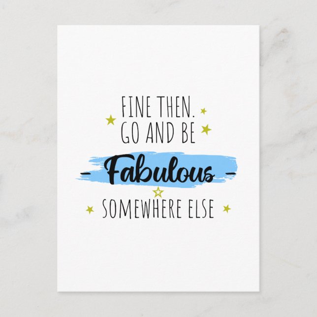 Cartão Postal Colega Saindo, Saindo Farewell Gift (Frente)