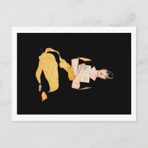 Cartão Postal Coles Phillips Fadeaway Girl - Diary