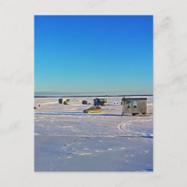 Cartão Postal Coleta de pesca de gelo