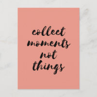 Coletar momentos e não fontes pretas