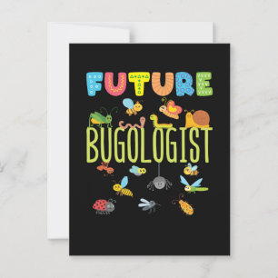 Cartão Postal Coletor de Insetos do Futuro Inseto Bugologista
