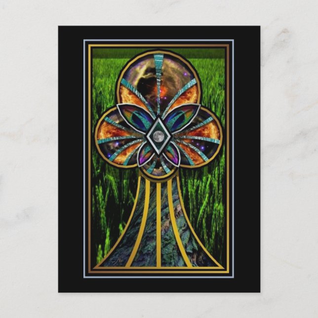 Cartão Postal Colheita Celestial (Frente)