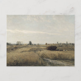 Cartão Postal Colheita | Charles-Francois Daubigney
