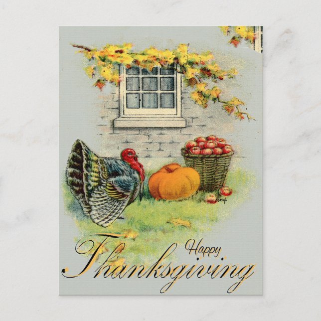 CARTÃO POSTAL COLHEITA DA VINTAGEM NA FAZENDA (Frente)