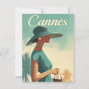 Cartão Postal Colheita de Moda de Cannes