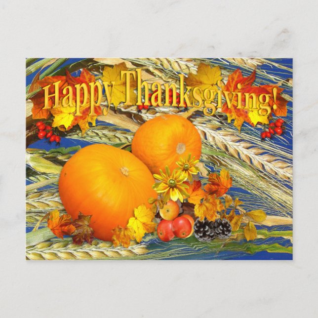 Cartão Postal Colheita de Obrigados ~ Cartão-postal (Frente)