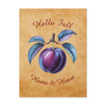 Colheita de outono de Arte de Fruta com Texto Pers