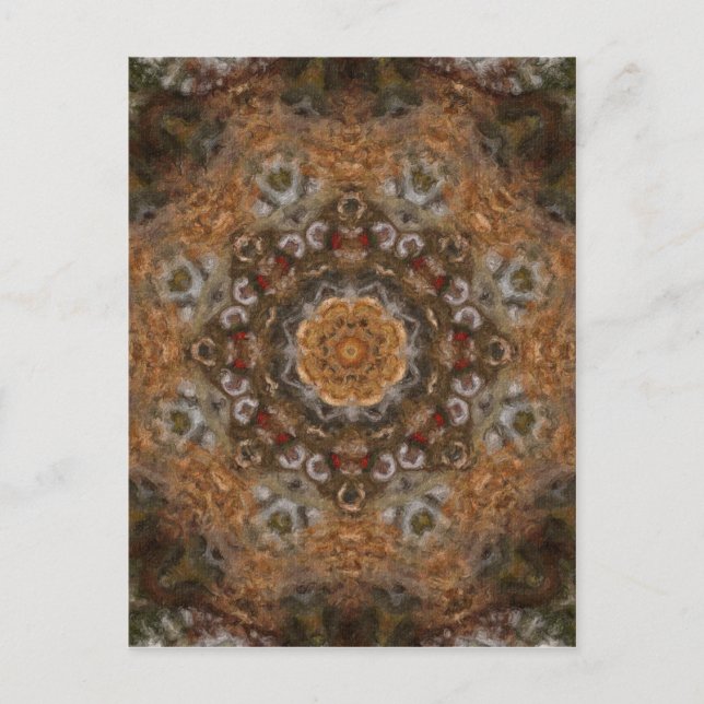 Cartão Postal Colheita Diária Impaixão Caleidoscópio Art 5° (Frente)