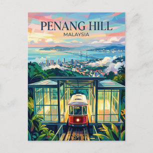 Cartão Postal Colina de Penang Malásia