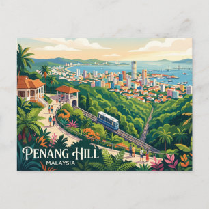 Cartão Postal Colina de Penang Malásia