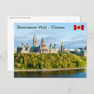 Cartão Postal Colina do Parlamento em Otava - Ontário, Canadá