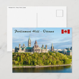 Cartão Postal Colina do Parlamento em Otava - Ontário, Canadá