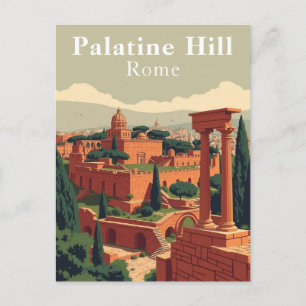 Cartão Postal Colina Palatina, Roma, Itália Arte Antiga