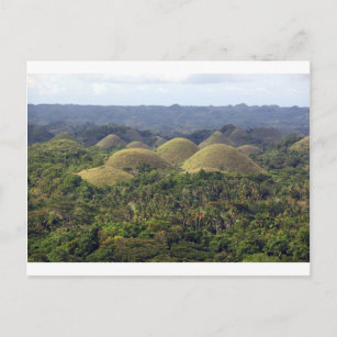 Cartão Postal Colinas de chocolate Ilha Bohol Filipinas