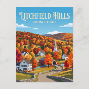 Cartão Postal Colinas de Litchfield EUA
