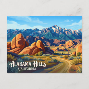Cartão Postal Colinas do Alabama Califórnia